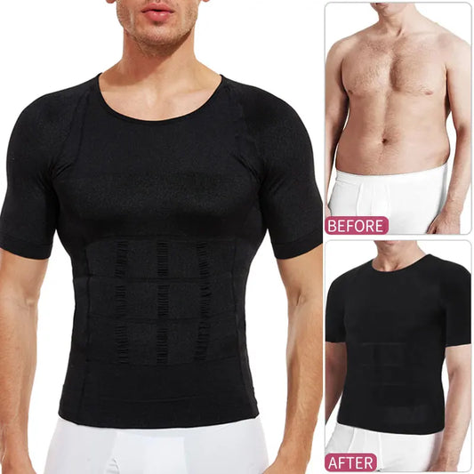 Men's Compression Body Shaper T-Shirt